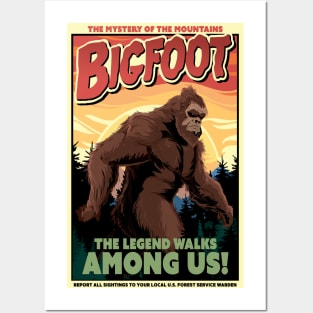 Bigfoot Posters and Art